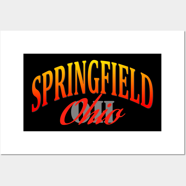 City Pride: Springfield, Ohio Wall Art by Naves